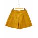 B&amp;Y United Arrows BEAUTY&amp;YOUTH красота &amp; Youth шерсть плиссировать юбка-брюки шорты M MUSTARD( горчица ) весна лето re