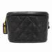  Chanel CHANEL Vintage черная икра s gold кожа талия ремень сумка 3 номер шт. BLACK( черный ) женский 