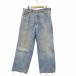 �ȥ饵��ǥ� TRUSSARDI JEANS ������ 80��90s ������ơ��� ���åץե饤 �ơ��ѡ��� 5P �ǥ˥�ѥ�� ������ 52 INDIGO ����ǥ��� 2
