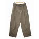  Muji Ryohin хорошая вещь план водоотталкивающий стрейч chino tuck широкий брюки M MOCHABROWN( мокка Brown ) женский 