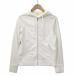  Uniqlo UNIQLO тренировочный полный Zip парка длинный рукав одноцветный обратная сторона шерсть "теплый" белый S женский 