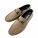  мода Fashion поддельный замша bit мокасины Loafer серый ju42 ( примерно 26.5) мужской женский 