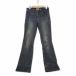 f Rescue tofres cute ламе вышивка стрейч Denim брюки джинсы черный 40 (L) женский 