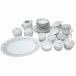 Noritake Noritake Vintage Silver Queen серебряный Queen серии посуда суммировать всего 25 позиций комплект белый фарфор / темно-синий / платина . прочее 