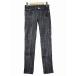 Lead Thai большой рисунок общий рисунок обтягивающий брюки L BLACK/GRAY( черный / серый ) женский 