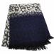  Te chichi Te chichi бахрома Leopard общий рисунок вязаный muffler палантин черный женский 