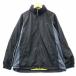  Asics asics подкладка сетка полный Zip нейлон жакет джемпер L черный мужской 