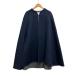  не использовался товар Harris Grace HARRISS GRACE накидка пальто пончо одноцветный кашемир GC212H50005 F темно-синий темно-синий женский 