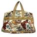  Le Sportsac LesportSAC сумка "Boston bag" сумка на плечо руль сумка нейлон животное рисунок бежевый Brown чай женский 