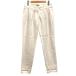  Barneys New York BARNEYS NEW YORK слаксы брюки tuck конический одноцветный общий подкладка 38 белый белый мужской 