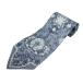  Vivienne Westwood Vivienne Westwood галстук широкий галстук общий рисунок цветочный принт цветок шелк шелк темно-синий темно-синий серый мужской 