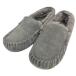 emu australia мокасины туфли без застежки мех замша W6 серый женский 