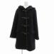 B&amp;Y United Arrows BEAUTY&amp;YOUTH красота &amp; Youth melt n капот средний полупальто "даффл коут" шерсть кривошип M темно-синий /JS