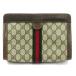  Gucci GUCCI Old клатч Second GG рисунок Sherry линия Италия производства 89*01*001 светло-коричневый тон оттенок коричневого женский 