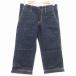  Domingo Domingo DMG широкий Denim брюки джинсы укороченные брюки Zip fly M индиго голубой /GV #FF женский 