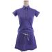  Puma PUMApechi брюки имеется точка One-piece Golf одежда короткий рукав Mini фиолетовый лиловый S #ECT женский 