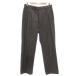  Burberry BURBERRY брюки слаксы 79 серый полоса рисунок two tuck /YJ #ECT мужской 