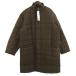  Uniqlo UNIQLO с биркой pa dead пальто длинный воротник-стойка с хлопком стеганое полотно нейлон зеленый серия оливковый M #GY99 мужской 