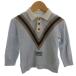  Burberry BURBERRY воротник имеется вязаный свитер кашемир . оттенок голубого 18M 86cm Kids 