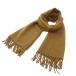 Isetan Bond Street muffler бахрома кашемир чай Brown /NL #GY99 мужской женский 