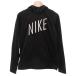  Nike NIKE длинный рукав Parker тянуть over бег одежда Sam отверстие обратная сторона ворсистый L чёрный черный /NL женский 