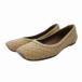  Bottega Veneta BOTTEGA VENETA балетки Flat сетка кожа 34.5 21.5cm бежевый 0805 IBO55 женский 