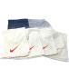  не использовался товар Nike NIKE банное полотенце спорт полотенце полотенце для лица 6 позиций комплект . суммировать Logo темно-синий темно-синий белый белый серый 