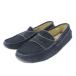  Tod's TOD'S обувь для вождения монета Loafer biju- оборудование орнамент замша кожа 35 примерно 22cm темно-синий темно-синий IBO79 0908