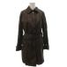  традиционный weather одежда Traditional Weatherwear пальто с отложным воротником колено длина 34 Brown чай подкладка имеется /FF IBO85