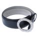  BVLGARY BVLGARI BVLGARY BVLGARY кожаный ремень Logo пряжка 44 110 чёрный черный серебряный цвет 26312 IBO87 0126 мужской 