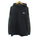  Under Armor UNDER ARMOUR прекрасный товар 21AW Logo Zip выше блузон чёрный черный XL IBO87 мужской 