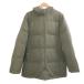  Uniqlo UNIQLO Old пуховик Zip выше f-ti- большой размер XL хаки мех недостача /X мужской 