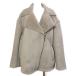  Mira o-wenMila Owen 19AW eko мех мутон боа жакет пальто Zip выше свободный размер мокка 09WFJ194006 /X женский 