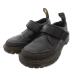  Dr. Martens DR.MARTENS ETHAN J кожа липучка Kids пинетки UK11 чёрный черный липучка останавливать желтый стежок тянуть tab