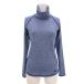  Adidas adidas спортивная одежда tops S синий голубой Heather рисунок ta-toru шея длинный рукав /TQ женский 