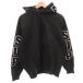 �V���v���[�� SUPREME 22SS team chenille hooded sweatshirt �p�[�J�[ �t�[�f�B �v���I�[�o�[ ���S �h�J ���� S �� �u���b�N /FF IBO103 �֘A�摜1