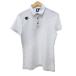  Descente DESCENTE Golf одежда рубашка-поло окантовка короткий рукав Logo вышивка белый белый M мужской 