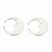 20AWshuu Homme femSYU.HOMME FEMM "Moon type Ear cuff" moon модель ушные каффы аксессуары месяц SV925/0.02ct бриллиант 
