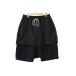  Rick Owens Rick Owens DRKSHDW темный Shadow 17AW LAYERED KILT PODS Layered стеганый poz обезьяна L шорты DU17F238