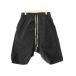  Rick Owens Rick Owens 17SS Black Basket Swinger Shorts черный корзина swing шорты вода суша обе для обезьяна L половина шоу 