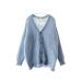 ꥯ DAIRIKU 21AW Molly Mohair Knit Cardigan ⡼꡼ إ إ ˥å ǥ 21AW K-4 F  ֥롼 ֥ɸ٥