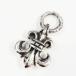  Chrome Hearts CHROME HEARTS BS FLUER CHARM BS flair очарование подвеска с цепью 925 серебряный бренд б/у одежда bektoru б/у *AA*^250929