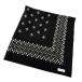  Koo чай COOTIE 25AW Jacquard Square Scarf точка бандана Jaguar do квадратное шарф чёрный черный бренд б/у одежда bektoru б/у *