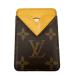  Louis Vuitton LOUIS VUITTON монограмма Shadow porutokaruto магнит кружка safe смартфон футляр для карточек держатель M12853 шафран i