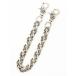  Chrome Hearts CHROME HEARTS 2CLIP FANCY CHAIN SHORT 2 зажим fancy цепочка для бумажника Short серебряный 925*AA*^# 250310
