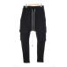 e-ef артефакт A.F ARTEFACT SWEAT CARGO SAROUEL SKINNY BLACK SIZE 2 обезьяна L cargo обтягивающий тренировочный брюки черный 