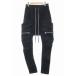 ef артефакт A.F ARTEFACT DENIM CARGO SAROUEL SKINNY BLACK SIZE2 Denim cargo обезьяна L обтягивающий брюки черный *^# 250