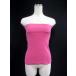  Dazzlin dazzlin tube top F розовый хлопок одноцветный резина ребристый Ω женский б/у [bektoru б/у одежда ]
