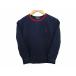  Polo Ralph Lauren POLO RALPH LAUREN sweatshirt embroidery Logo navy blue navy S #GY14 Kids 