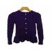  Ralph Lauren RALPH LAUREN cable knitted frill cardigan sweater Logo .... purple purple 4 110cm Kids 
